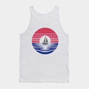 Sunset Sailing Tank Top